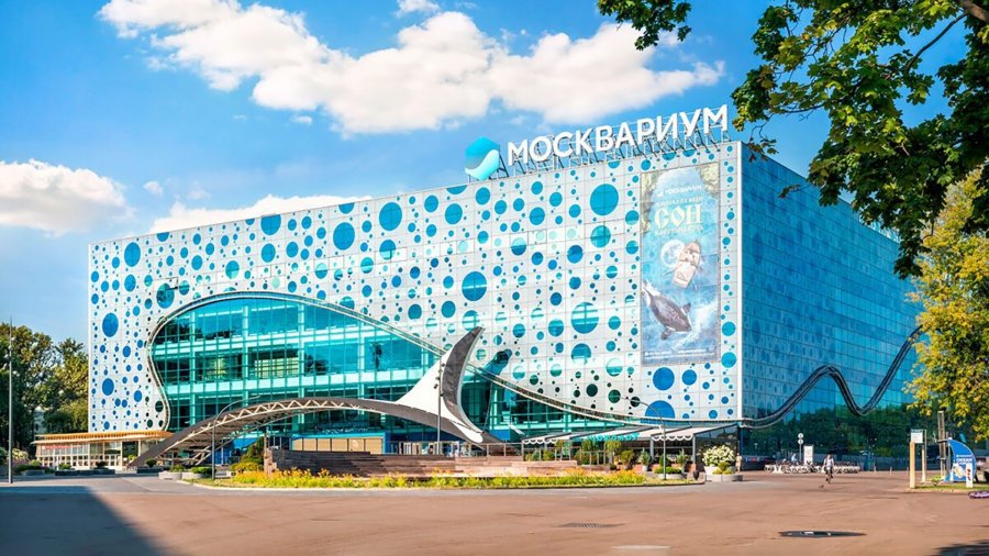The largest aquarium in Moscow